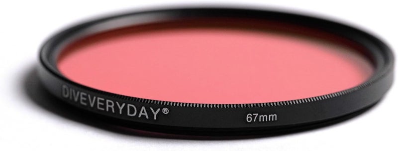 DIVEVERYDAY M67 Pink Filter Compatible with 67mm Thread Lens and adapters for Underwater Photography and Videography. - Image 2